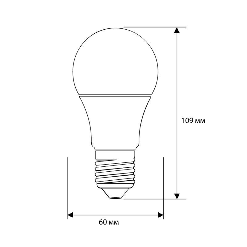 Лампа светодиодная LED11-A60/845/E27 11Вт грушевидная 4500К бел. E27 880лм 220-240В Camelion 12036