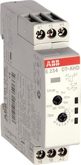 Реле времени ABB CT-AHD 24-240В AC 24-48В DC 7 0.05с.100ч 1ПК 1SVR500110R0000