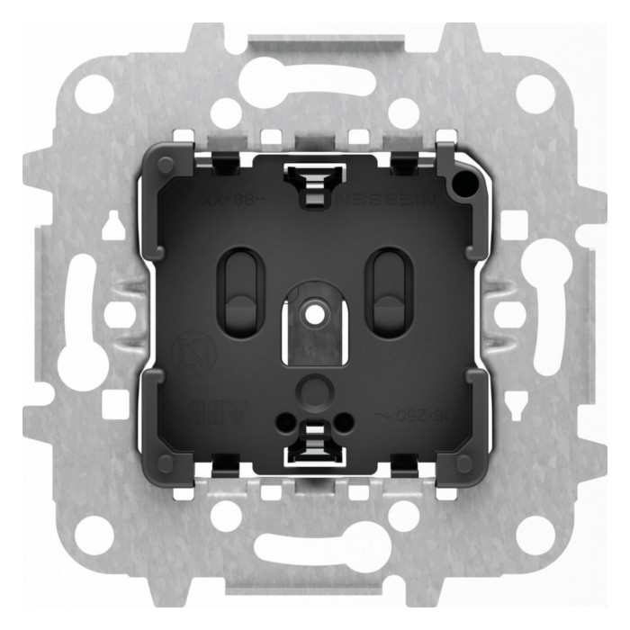 Розетка ABB SKY, скрытый монтаж, с заземлением, 2CLA818880A1001